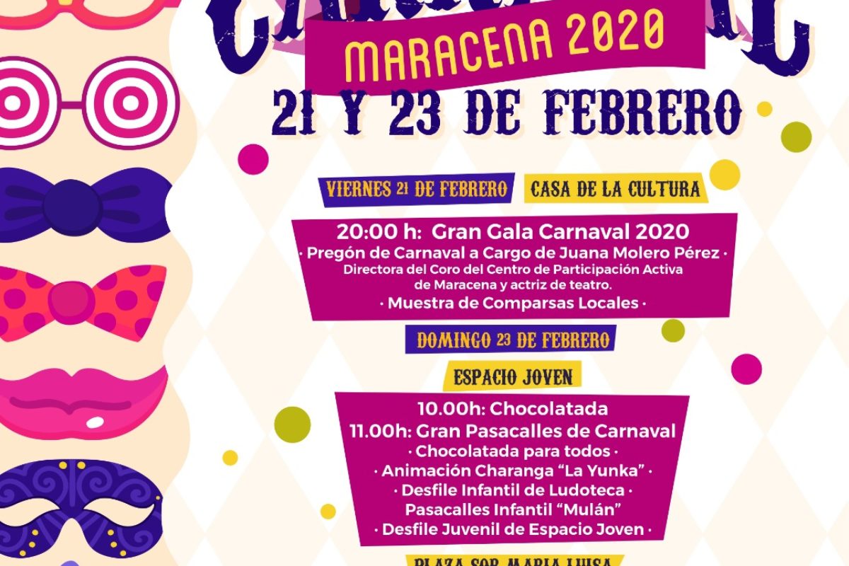 PROGRAMACIÓN CARNAVAL 2020 MARACENA