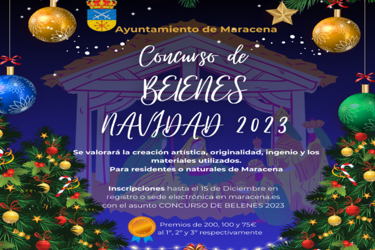 El Ayuntamiento de Maracena convoca el X Concurso de Belenes