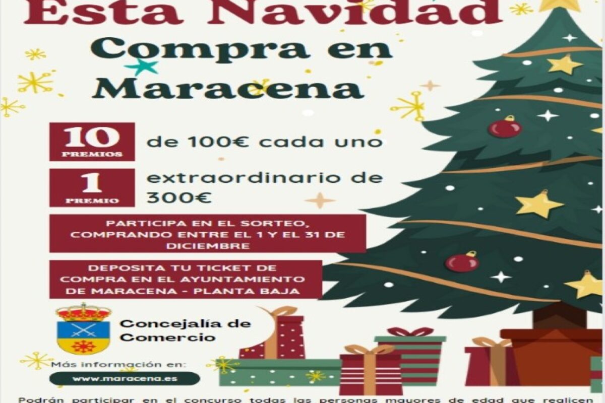<span class="hot">Hot <i class="fa fa-bolt"></i></span> Esta Navidad comprar en Maracena tiene premio