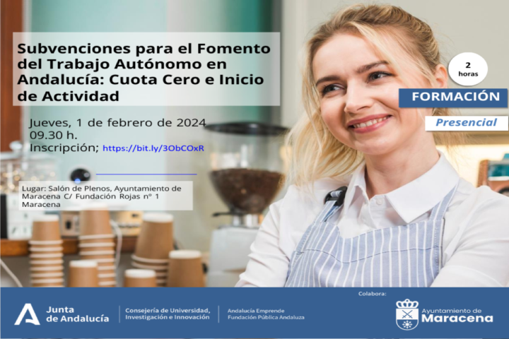 Subvenciones para el Fomento del trabajo autónomo en Andalucía